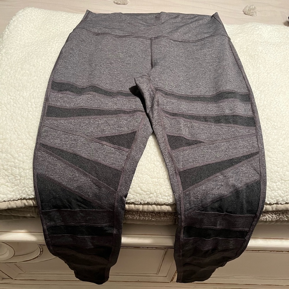 Lululemon Wunder Under Criss Cross Mesh Leggings - Picture 2 of 5